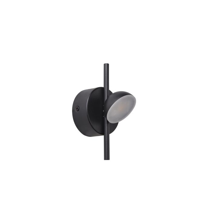 Wandlamp LED Modern Zwart Rond - Scaldare Faeto