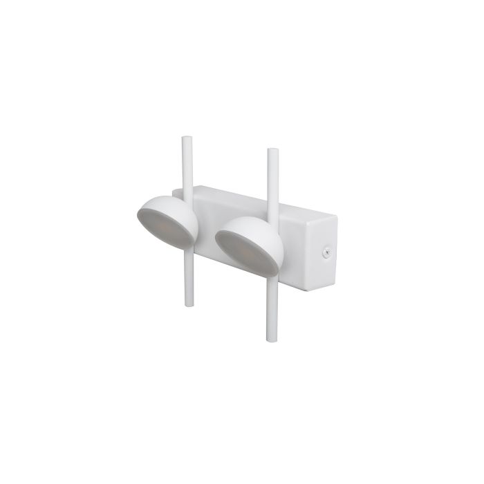 Wandlamp LED Modern Wit Rond 2 Lichtpunten - Scaldare Fagagna