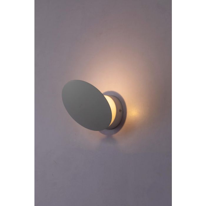 Wandlamp LED Modern Wit Rond - Scaldare Galatina