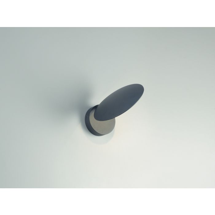 Wandlamp LED Modern Zwart Rond - Scaldare Galatina