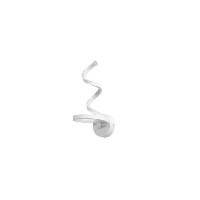 Wandlamp LED Design Wit Spiraal - Scaldare Farini