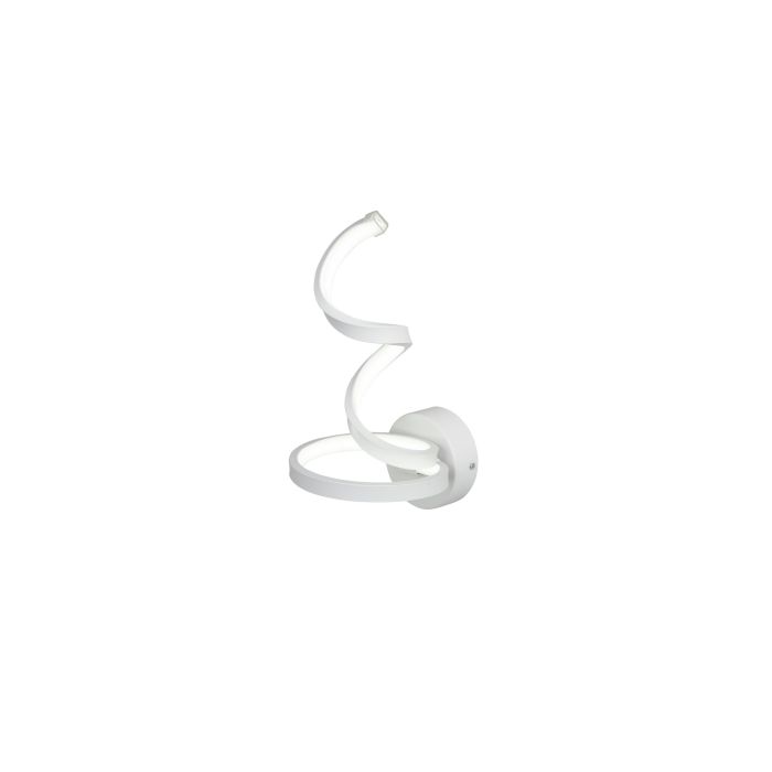 Wandlamp LED Design Wit Spiraal - Scaldare Farini