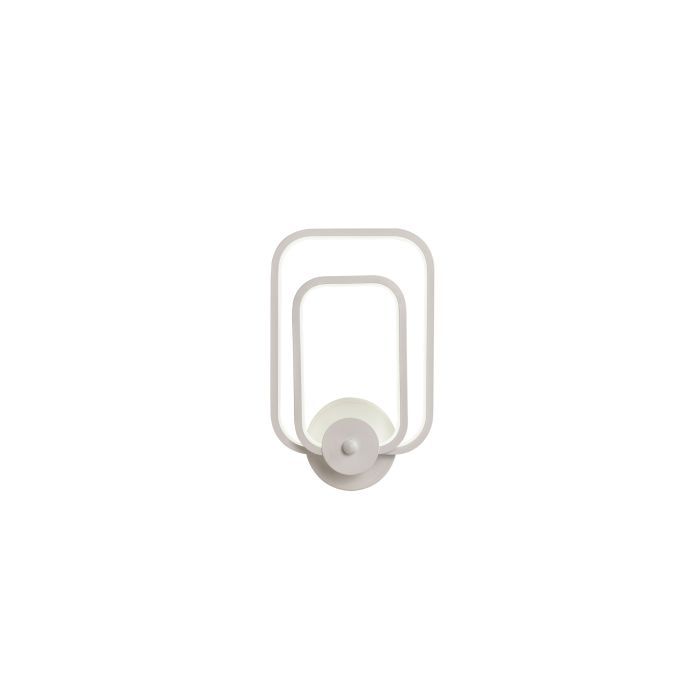 Wandlamp LED Design Wit Rechthoek - Scaldare Gaeta