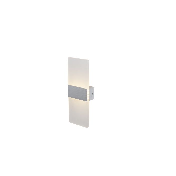 Wandlamp LED Design Zilver Rechthoek - Scaldare Piano