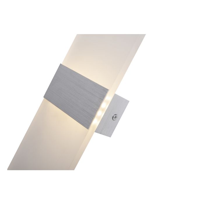 Wandlamp LED Design Zilver Rechthoek - Scaldare Piano