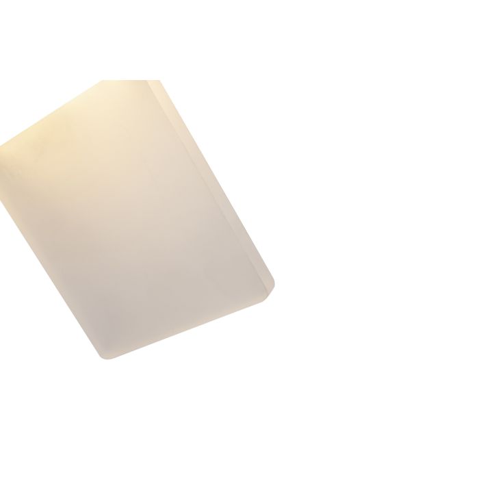 Wandlamp LED Design Zilver Rechthoek - Scaldare Piano