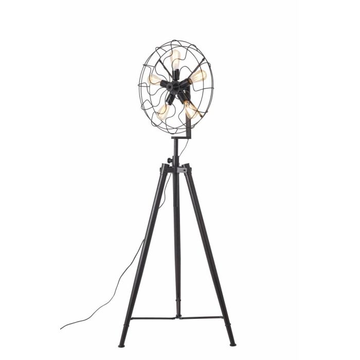 Staande Driepoot Lamp Industrieel Zwart  - Scaldare Umbra
