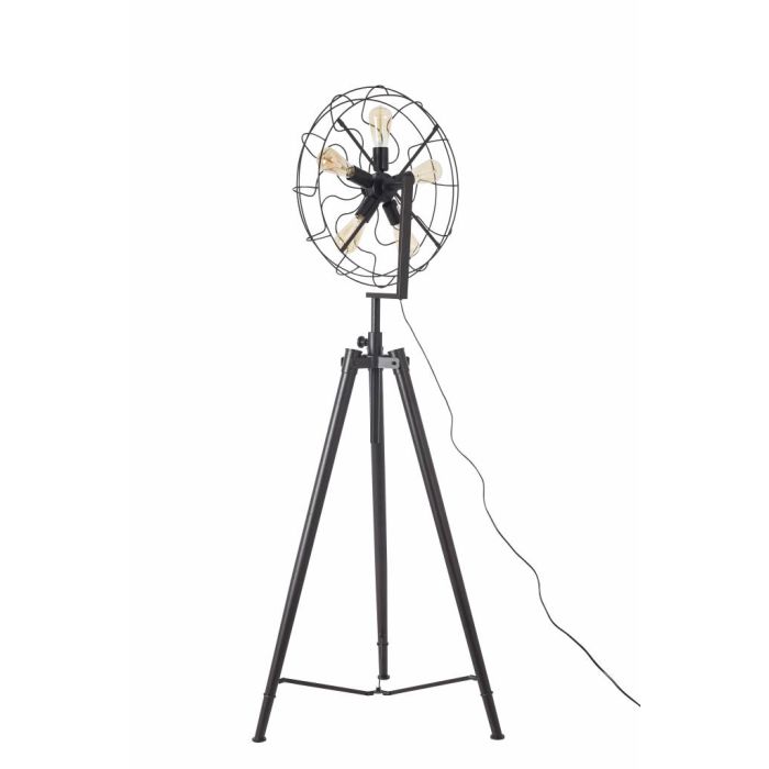 Staande Driepoot Lamp Industrieel Zwart  - Scaldare Umbra