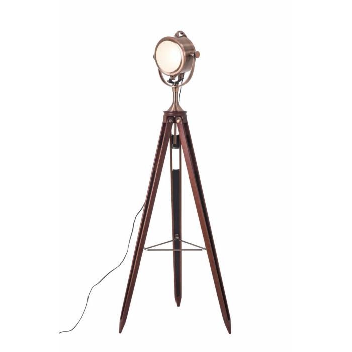 Staande Driepoot Lamp Industrieel Koper  - Scaldare Fanano