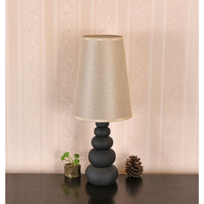 Tafellamp Modern Bruine Kap 52 cm - Valott Sinappi