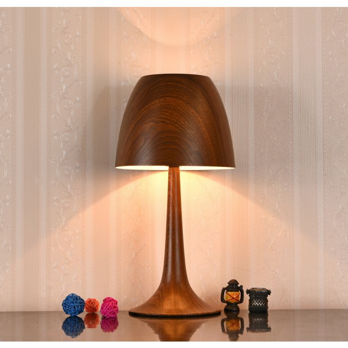 Tafellamp Modern Bruin 42 cm - Valott Artisokka