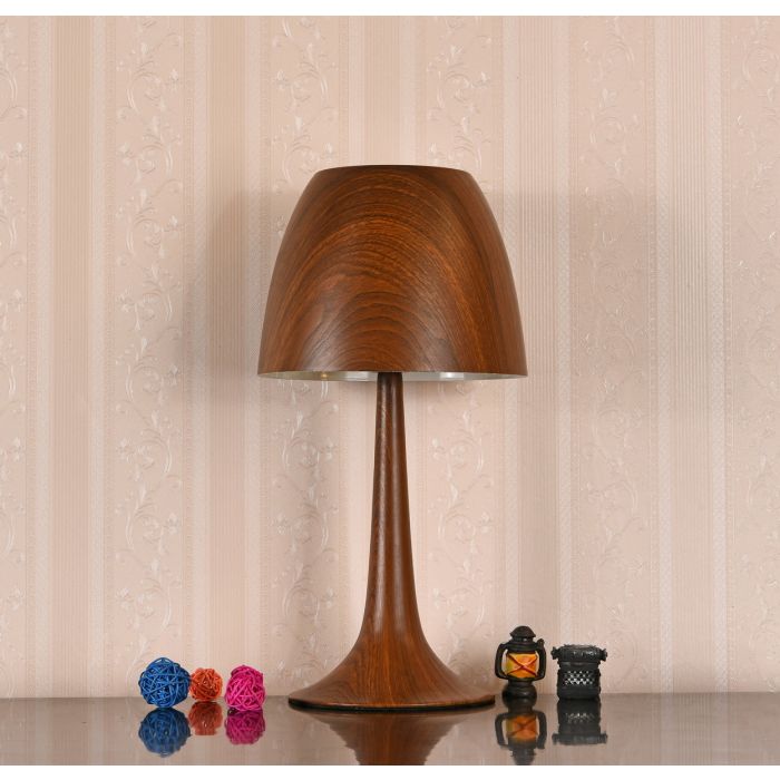 Tafellamp Modern Bruin 42 cm - Valott Artisokka
