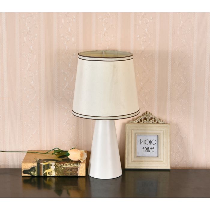 TafelLamp Modern Wit IJzer 41 cm  - Valott Papu