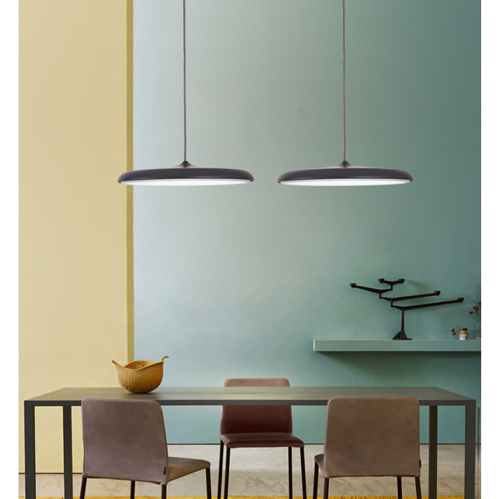 Hanglamp LED Design Zwart Rond 30 cm - Scaldare Albi