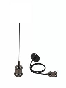 Hanglamp Industrieel Zwart Pendel - Crius