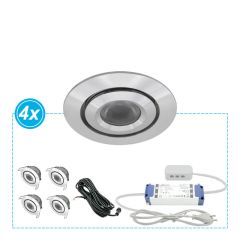 LED Inbouwspots set Mura 4
