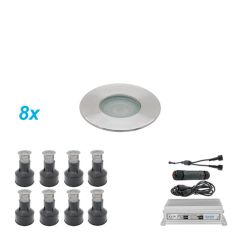 Grondspots Ori LED Set 1W 8 stuks