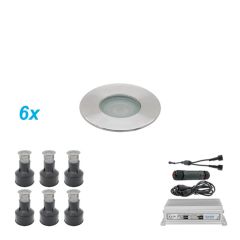 Ori Grondspots LED Set 6 stuks 1 Watt 