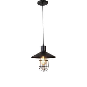 Hanglamp Industrieel Zwart Aluminium  - Valott Thymo