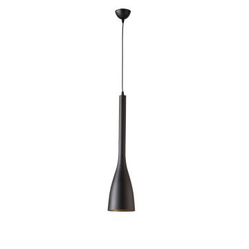 Moderne Zwarte Kegel Hanglamp  Valott Pullo