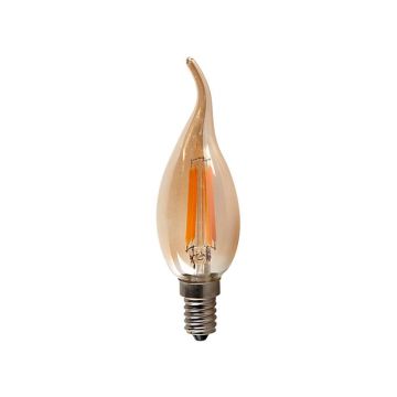 Crius LED tip Candle Amber 4W  E14  Dimbaar