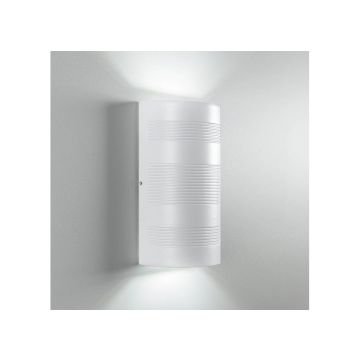 Garleds Duna Moderne witte up down LED Buitenwandlamp