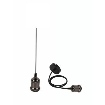 Hanglamp Industrieel Zwart Pendel - Crius