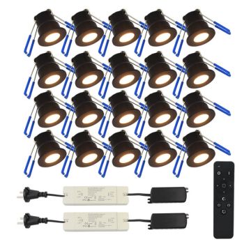 LED Inbouwspots 20 Stuks Frano veranda