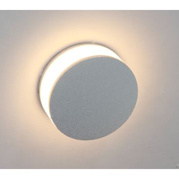 Wandlamp inbouw LED 12 Volt Otus 4-stuks (zilver)