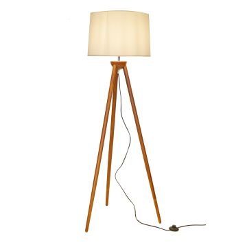 Staande Lamp Driepoot Hout - Valott Selleri