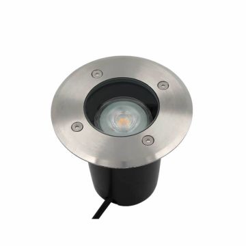 Grondspot Borna LED  Rond RVS GU10 IP65