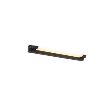 Saniled Mirara - 46 cm LED Spiegellamp in Zwart voor de Badkamer