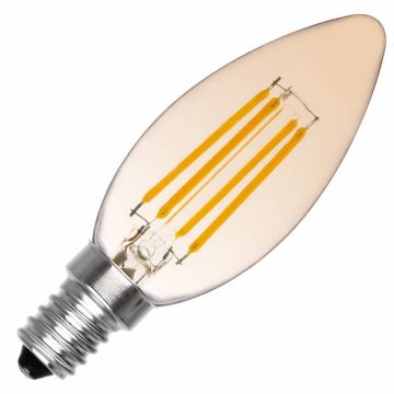 Crius LED candle E14 4W 827 Amber Dimbaar