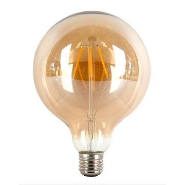 Crius LED Filament G125 E27 4W 827 Amber Dimbaar