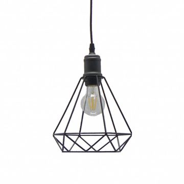 Scandinavische Hanglamp Diamant Zwart  Scaldare Noale