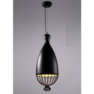 Hanglamp Modern Zwart Rond Metaal - Scaldare Racines