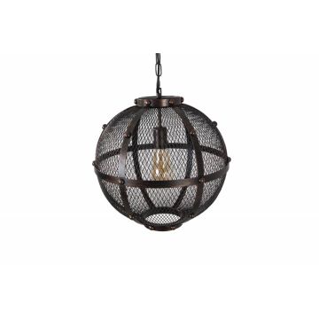 Hanglamp Smeedijzer Zwart - Scaldare Acceglio