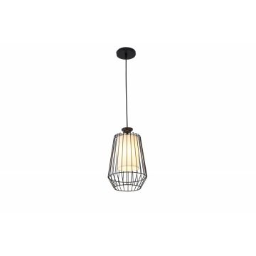 Hanglamp Draadstaal Zwart - Scaldare Badesi