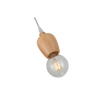Pendellamp Hout Houtkleur 6 cm - Madera Pinsapo