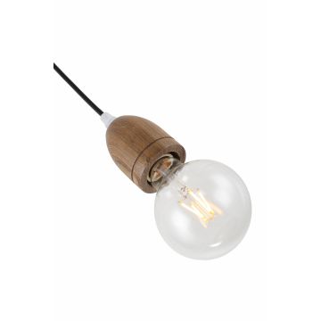 Pendellamp Hout Houtkleur 8 cm - Madera Madroño