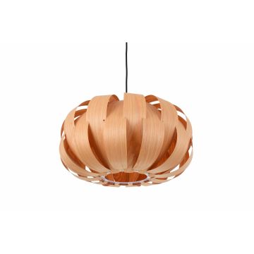 Hanglamp Hout Rond Houtkleur 45 cm - Madera Almez