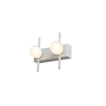 Wandlamp LED Modern Wit Rond 2 Lichtpunten - Scaldare Fagagna