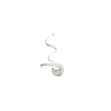 Wandlamp LED Design Wit Spiraal - Scaldare Farini