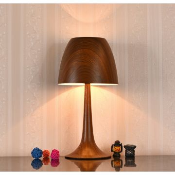 Tafellamp Modern Bruin 42 cm - Valott Artisokka