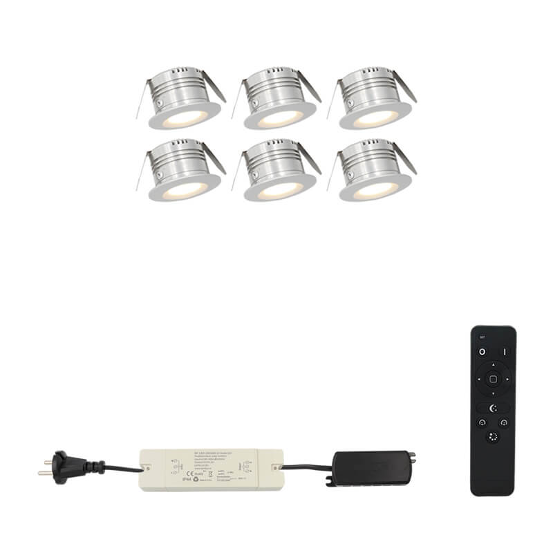 Carpus veranda LED verlichting set van 6