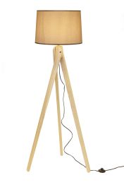 Staande Lamp Driepoot Hout Valott Bamboo Inbouwledspots Nl